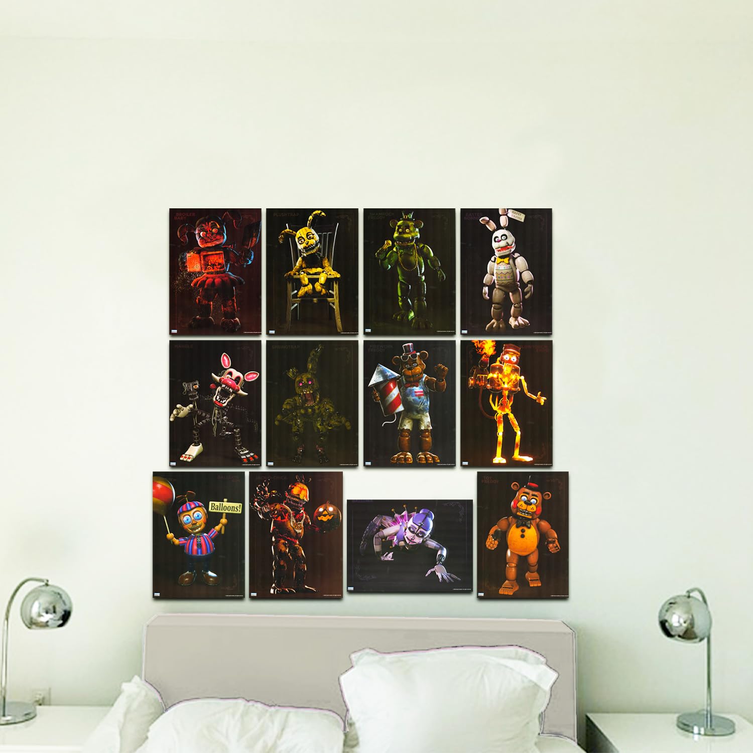 Amazon.co.jp: Five Nights at Freddy's ポスター 部屋の装飾用 12個